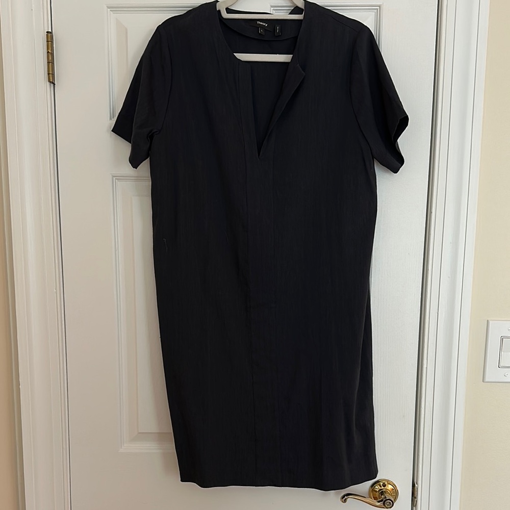 Theory Elegant Dark Blue Dress